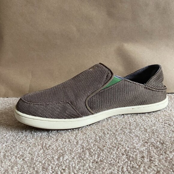 COPY - OluKai Nohea Mesh Slip On Shoe l Mustang/Lime Green Size 8.5